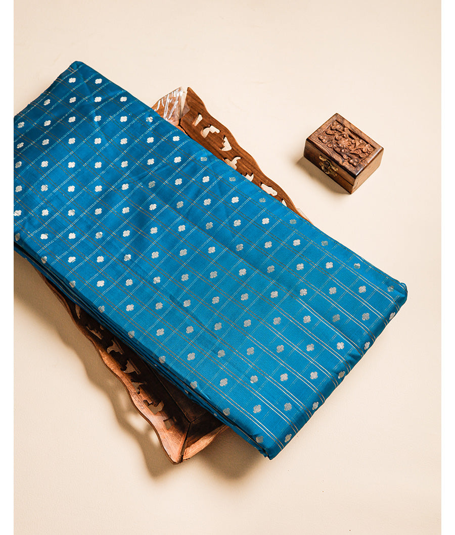 CHANDERI SILK BUTTA FABRIC