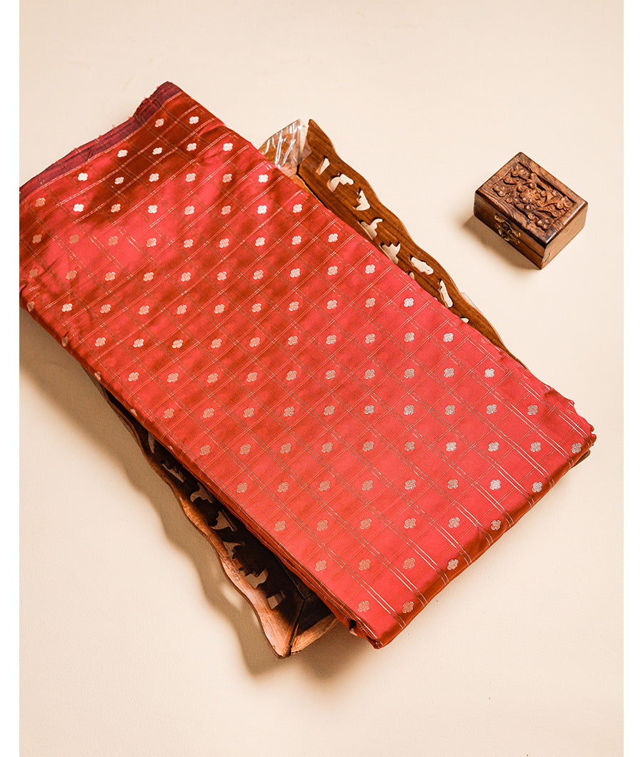 CHANDERI SILK BUTTA FABRIC