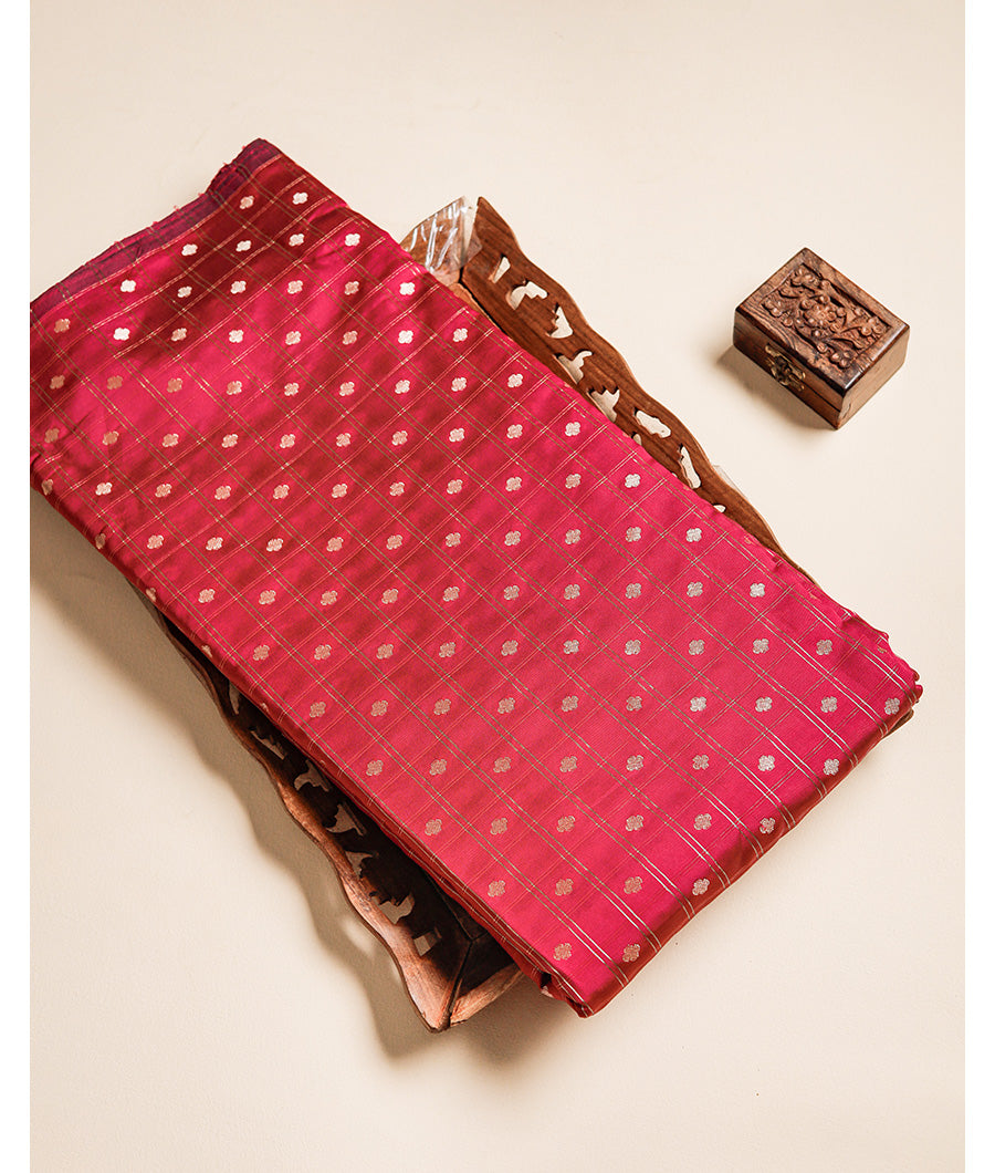 CHANDERI SILK BUTTA FABRIC
