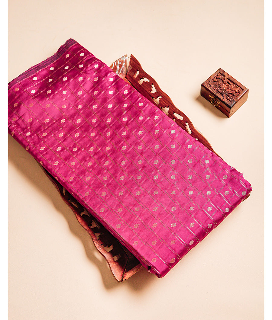 CHANDERI SILK BUTTA FABRIC