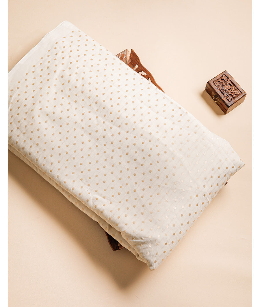 COTTON GOLD PRINTED FABRIC