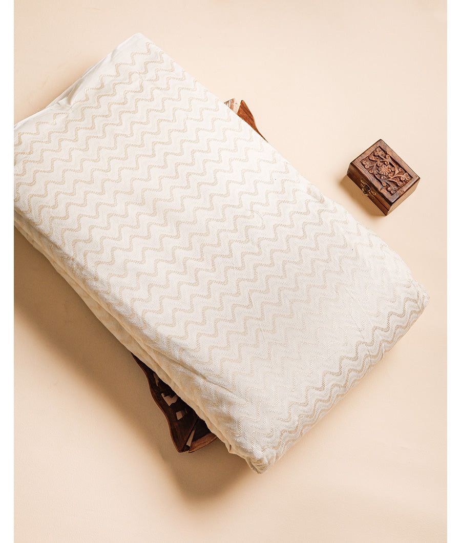 COTTON GOLD PRINTED FABRIC