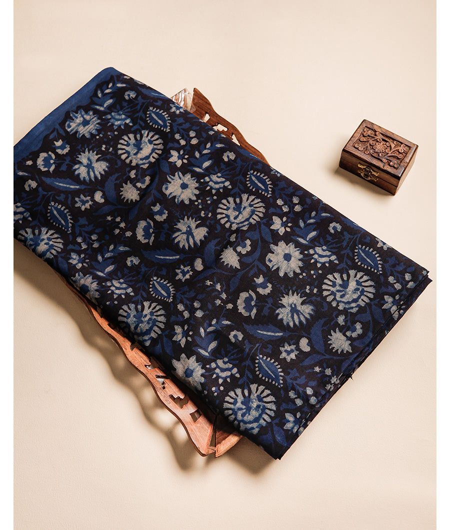PURE COTTON AKOLA BLOCK PRINTED FABRIC