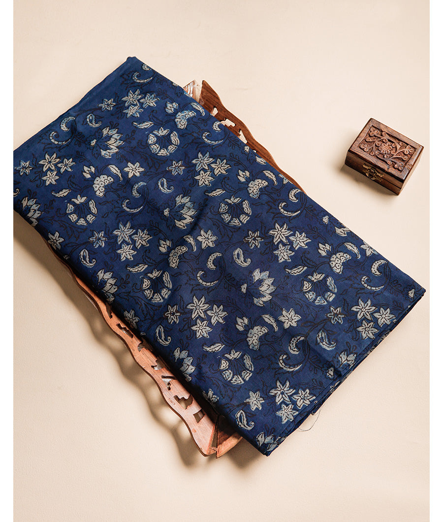 PURE COTTON AKOLA BLOCK PRINTED FABRIC