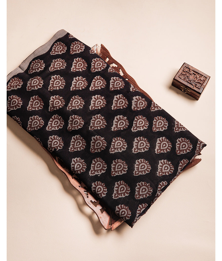 PURE COTTON AKOLA BLOCK PRINTED FABRIC