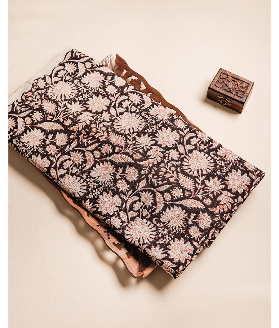 PURE COTTON AKOLA BLOCK PRINTED FABRIC