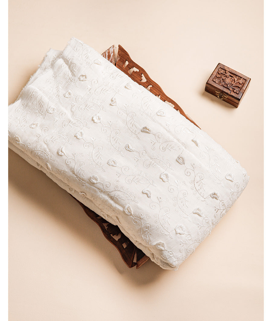COTTON EMROIDERED RFD FABRIC