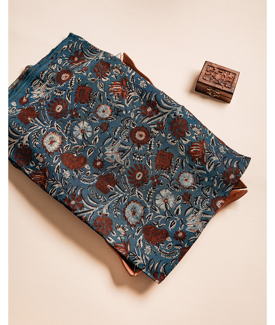 VANASPATI BLOCK PRINTED MODAL SILK FABRIC
