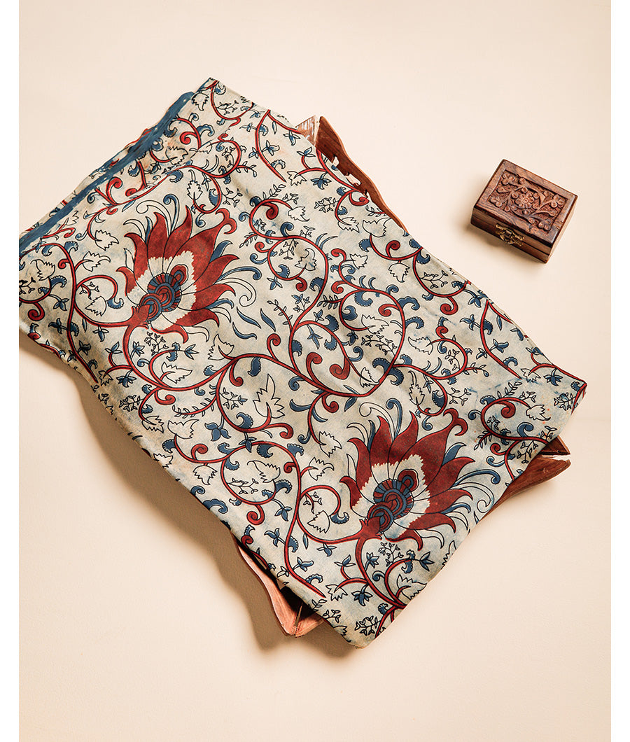 VANASPATI BLOCK PRINTED MODAL SILK FABRIC