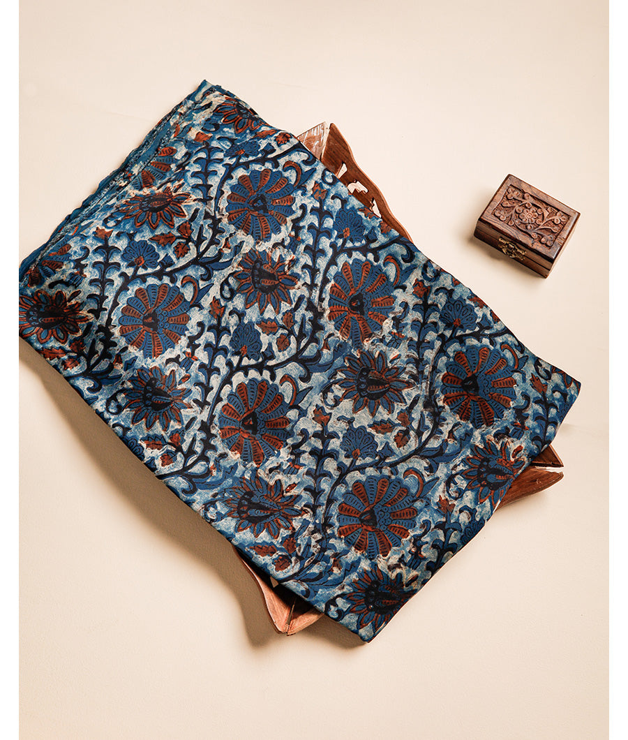 VANASPATI BLOCK PRINTED MODAL SILK FABRIC
