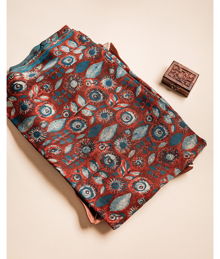 VANASPATI BLOCK PRINTED MODAL SILK FABRIC