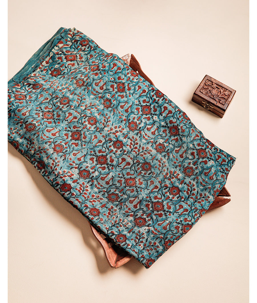 VANASPATI BLOCK PRINTED MODAL SILK FABRIC