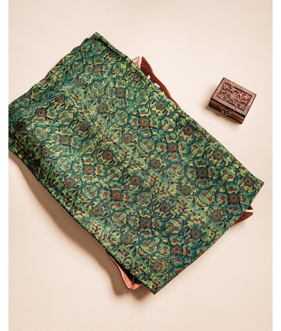 VANASPATI BLOCK PRINTED MODAL SILK FABRIC