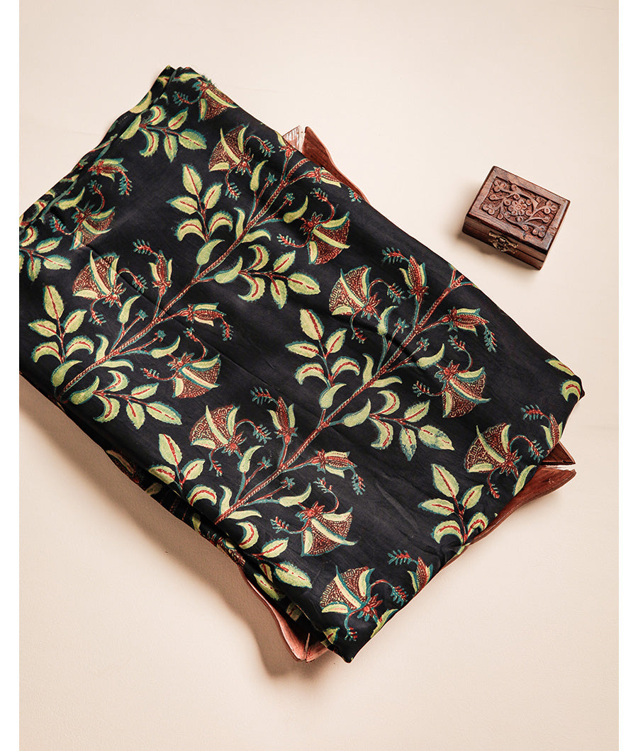 VANASPATI BLOCK PRINTED MODAL SILK FABRIC