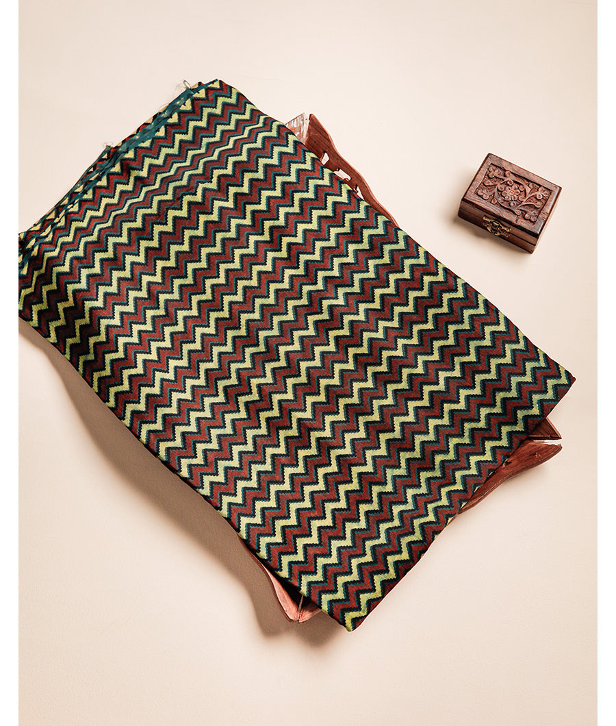 VANASPATI BLOCK PRINTED MODAL SILK FABRIC