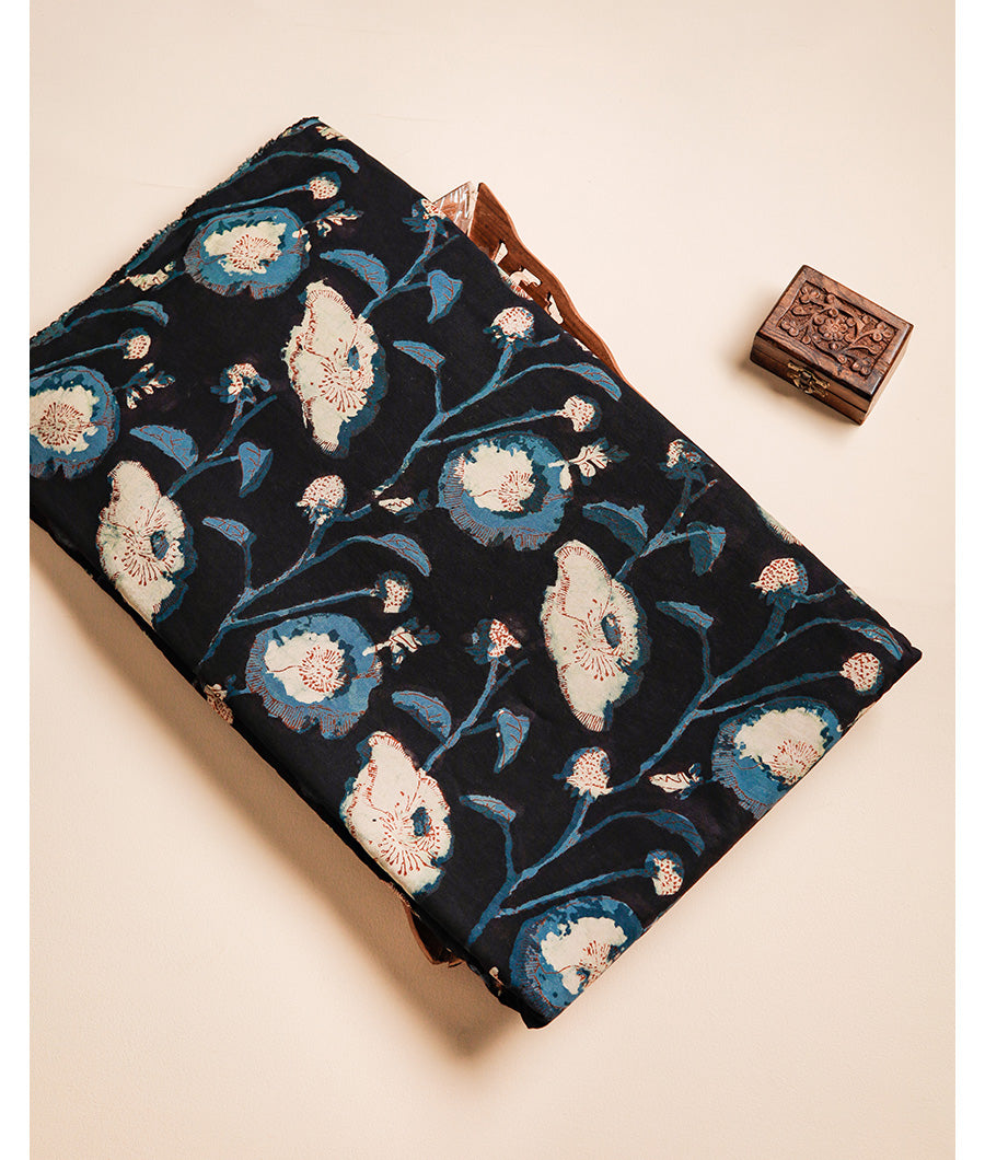 COTTON VANASPATI BLOCK PRINTED FABRIC