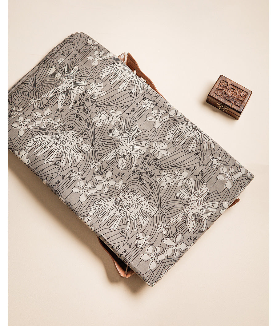 COTTON VANASPATI BLOCK PRINTED FABRIC