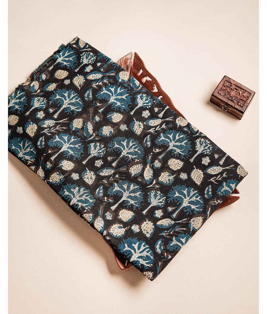 COTTON VANASPATI BLOCK PRINTED FABRIC