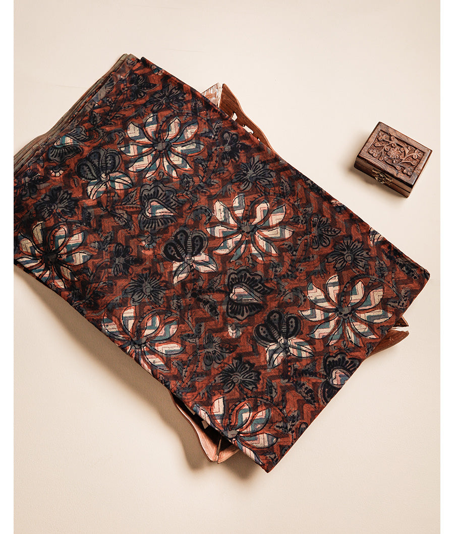 COTTON VANASPATI BLOCK PRINTED FABRIC