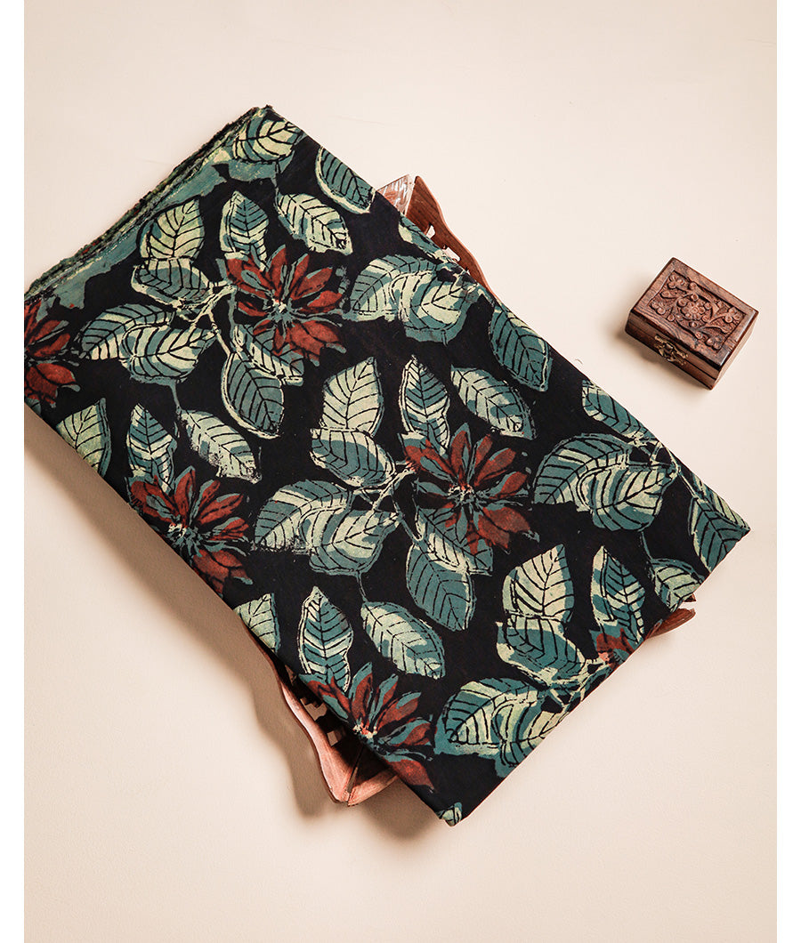 COTTON VANASPATI BLOCK PRINTED FABRIC