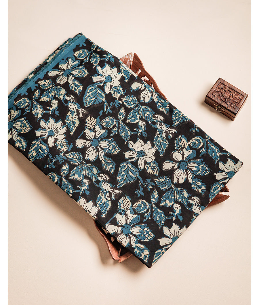 COTTON VANASPATI BLOCK PRINTED FABRIC