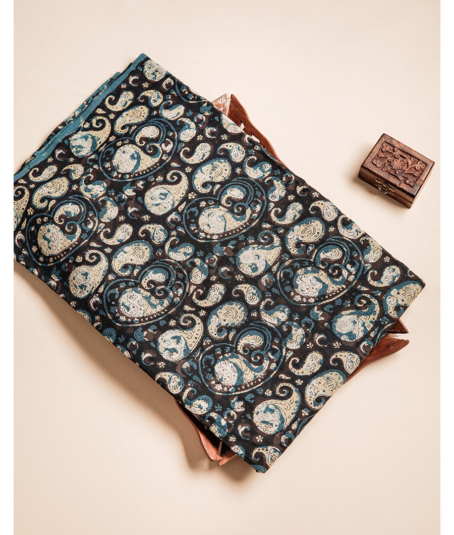 COTTON VANASPATI BLOCK PRINTED FABRIC