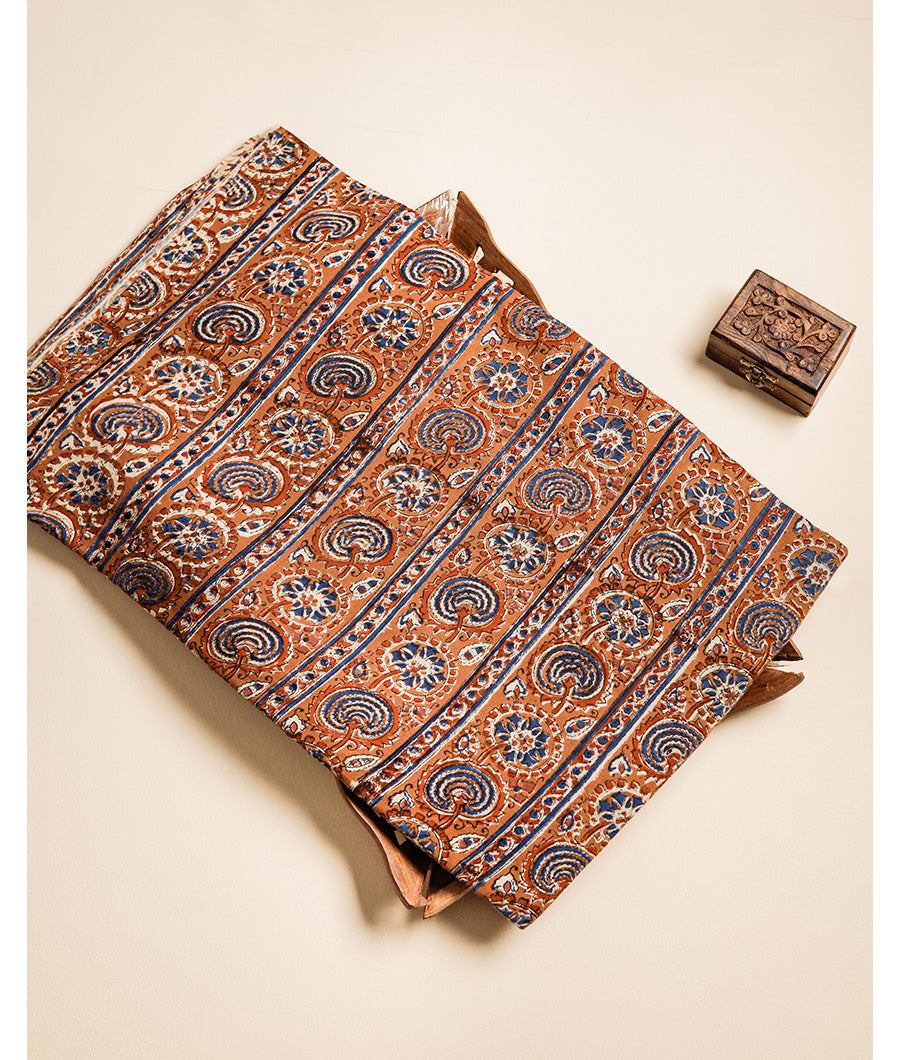 COTTON VANASPATI BLOCK PRINTED FABRIC