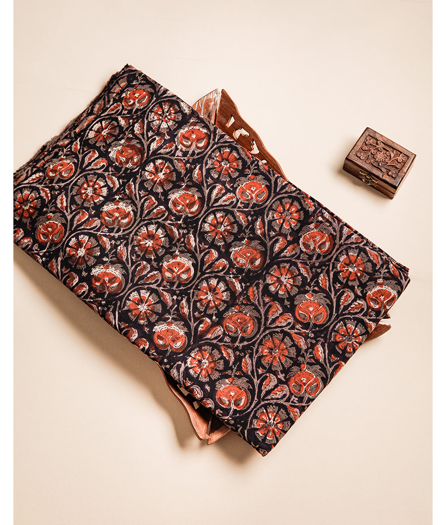COTTON VANASPATI BLOCK PRINTED FABRIC