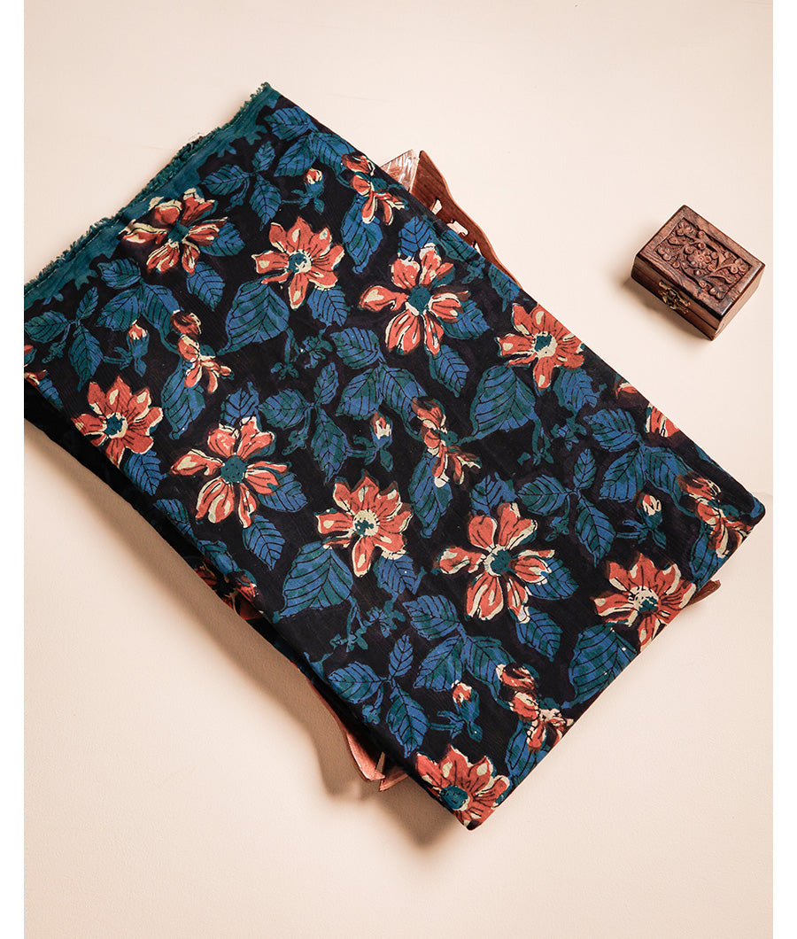 COTTON VANASPATI BLOCK PRINTED FABRIC