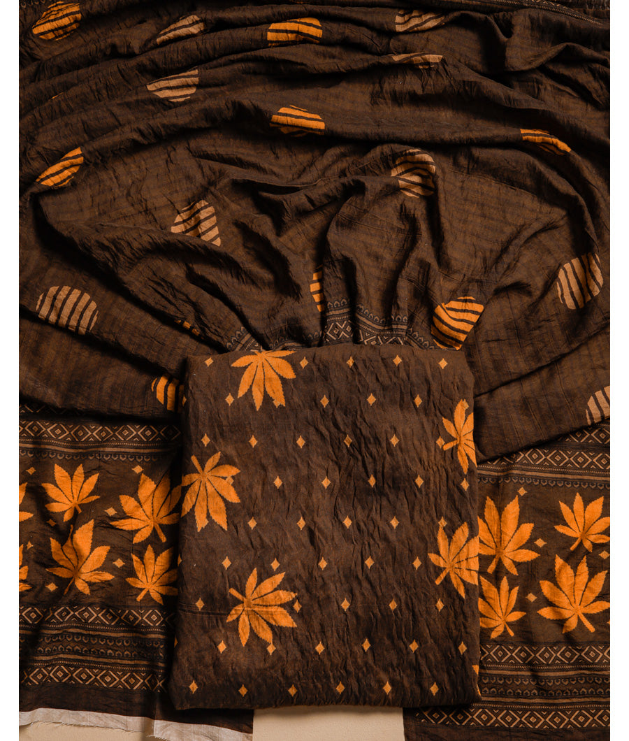 MOGRA CHANDERI SUIT SET