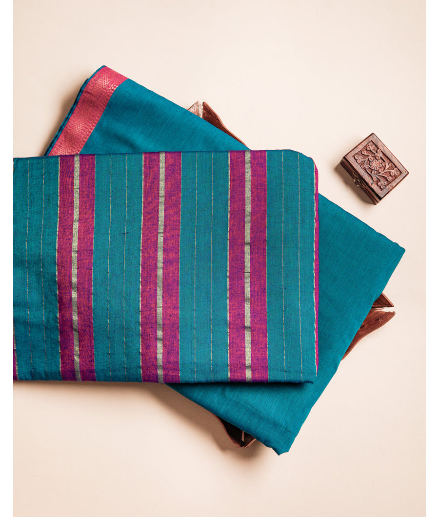 COTTON MADRAS STRIPES WITH MANAGLGIRI MIX & MATCH