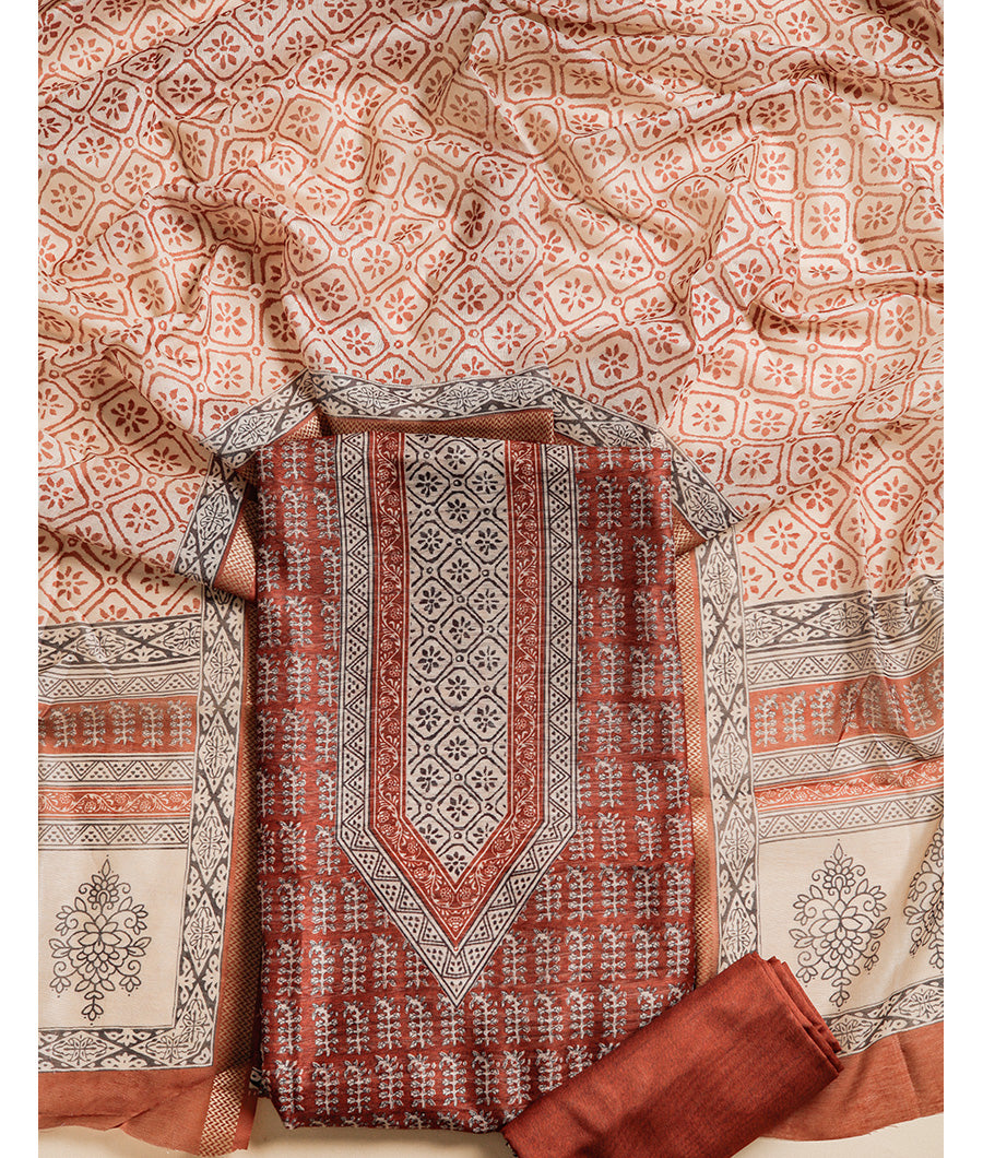 CHANDERI SUIT SET