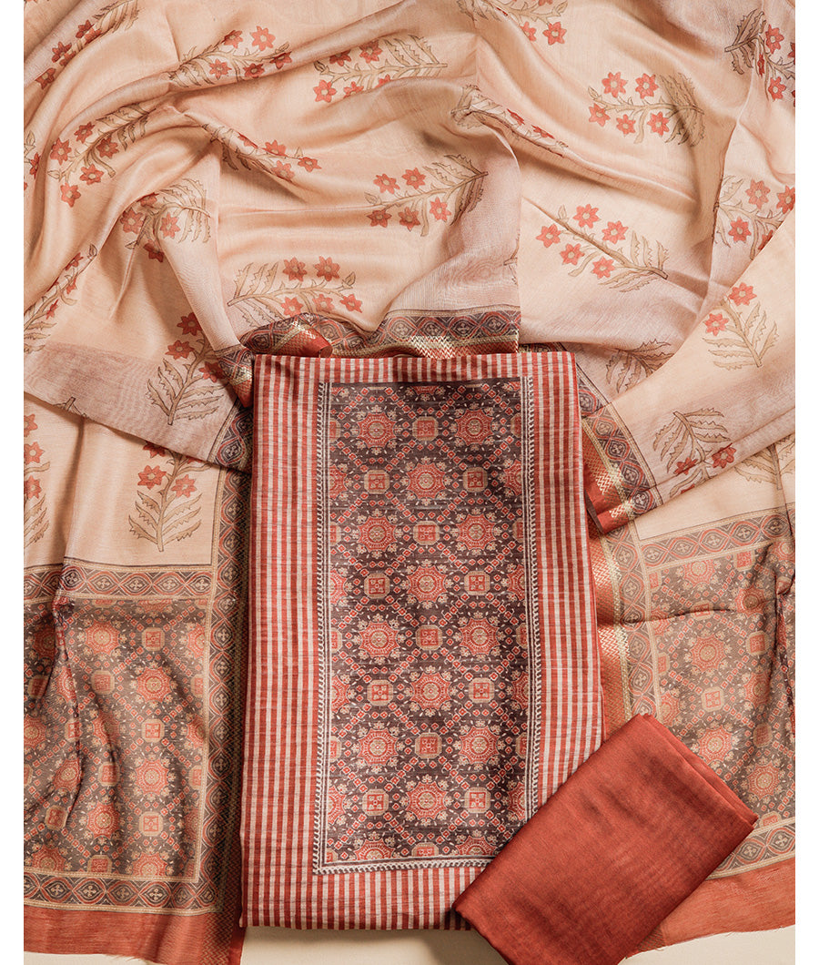 CHANDERI SUIT SET