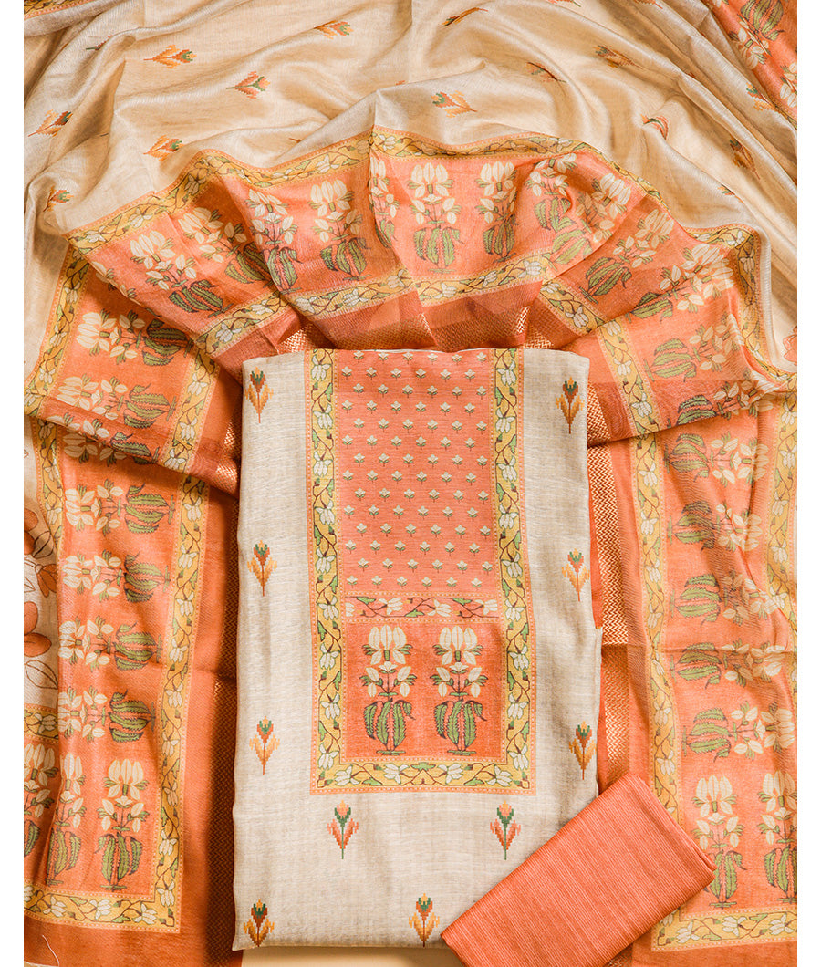 CHANDERI SUIT SET