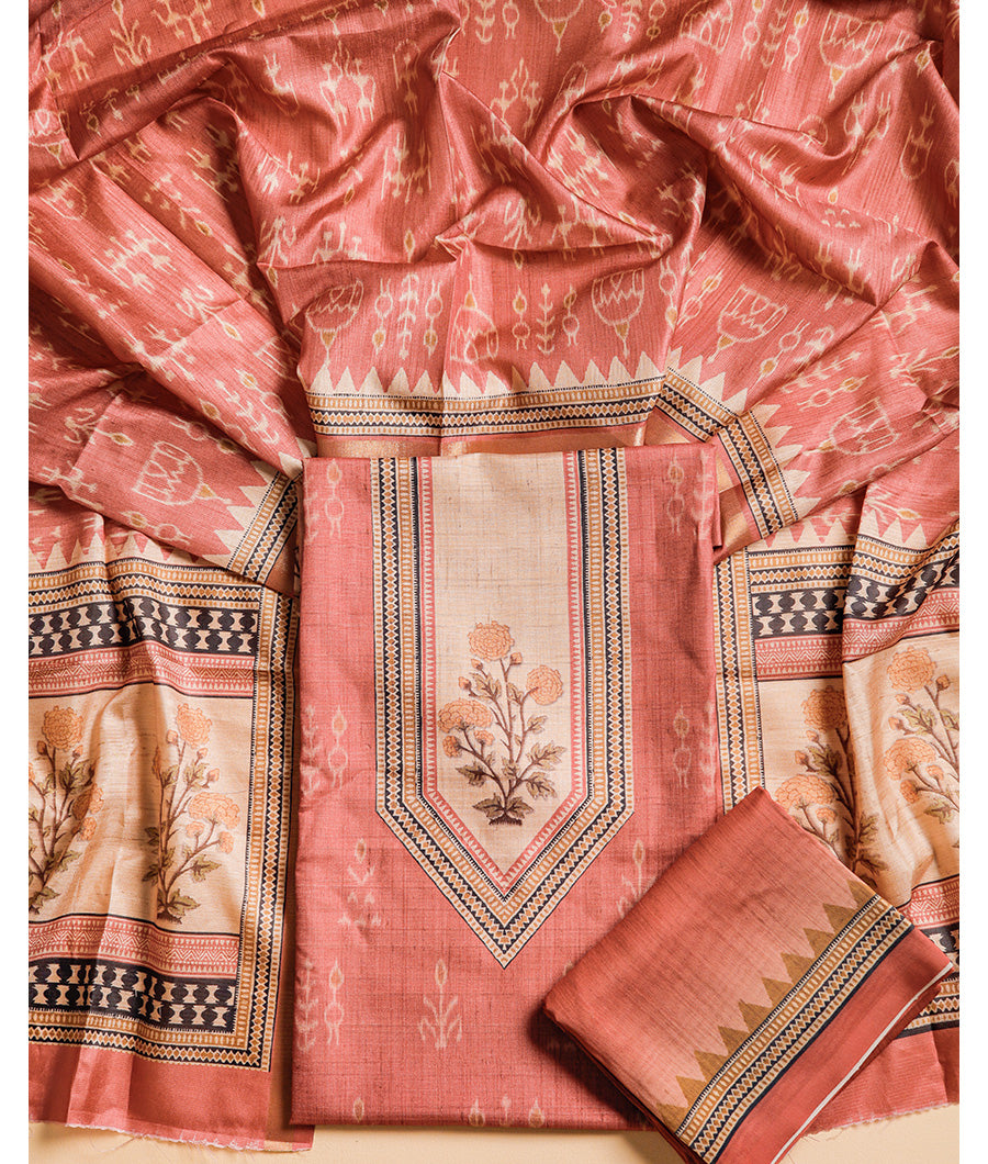 CHANDERI SUIT SET