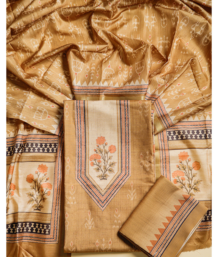 CHANDERI SUIT SET