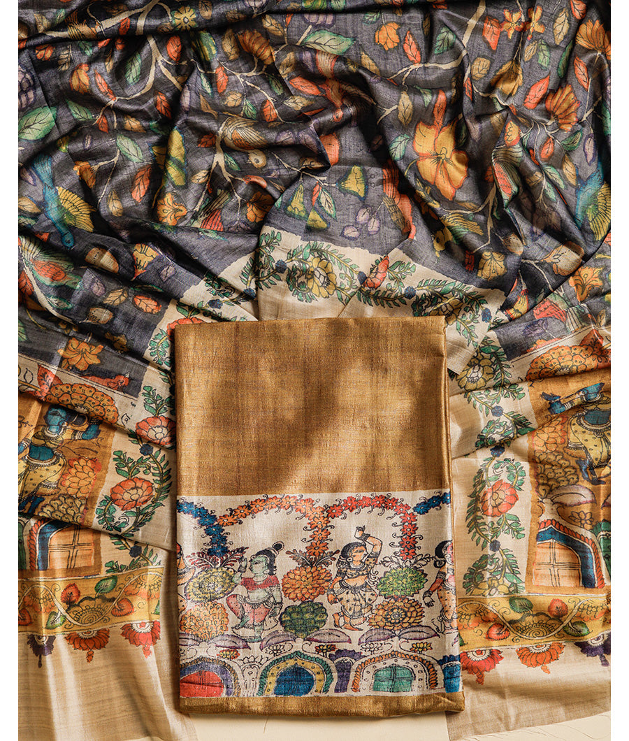 RAW SILK SUIT SET