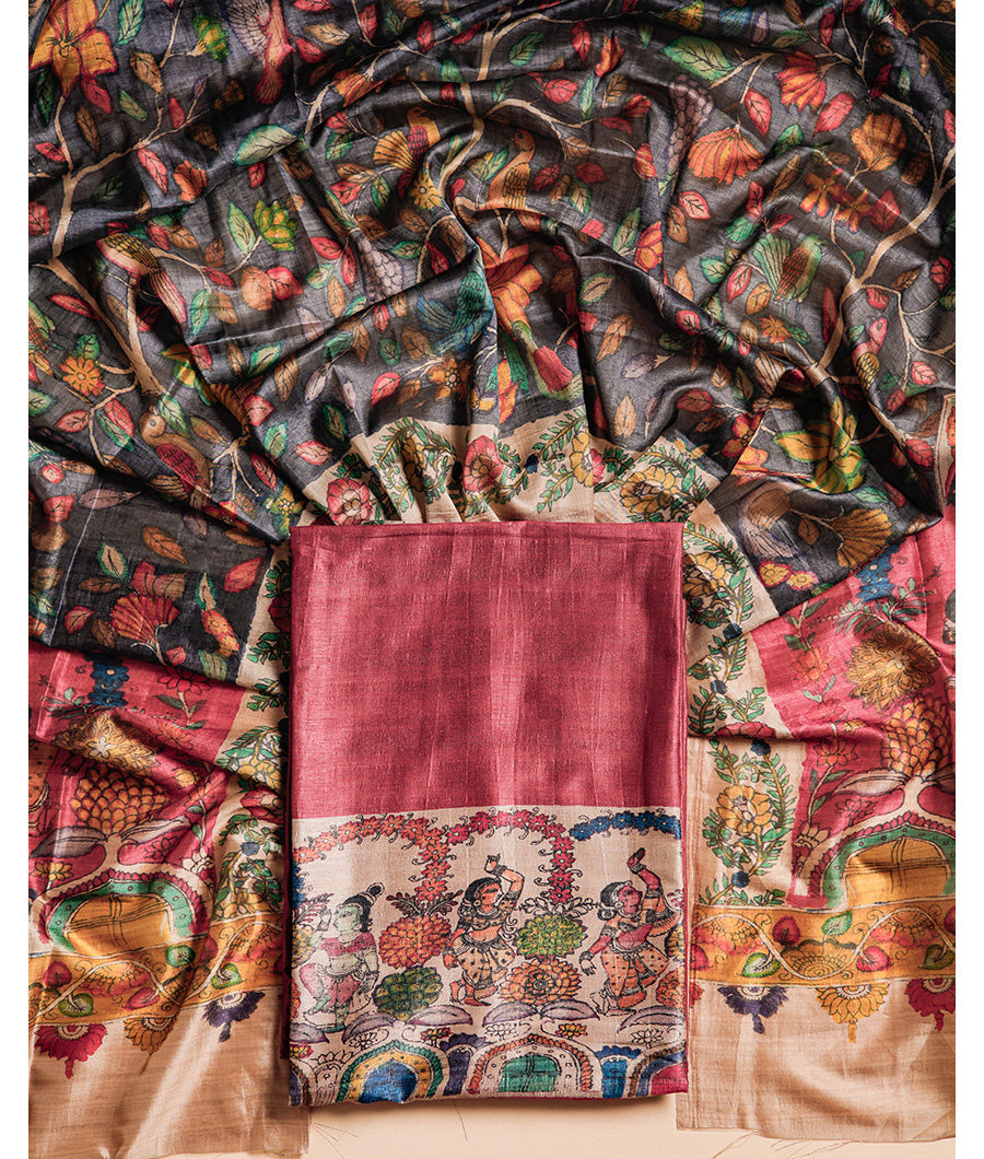 RAW SILK SUIT SET