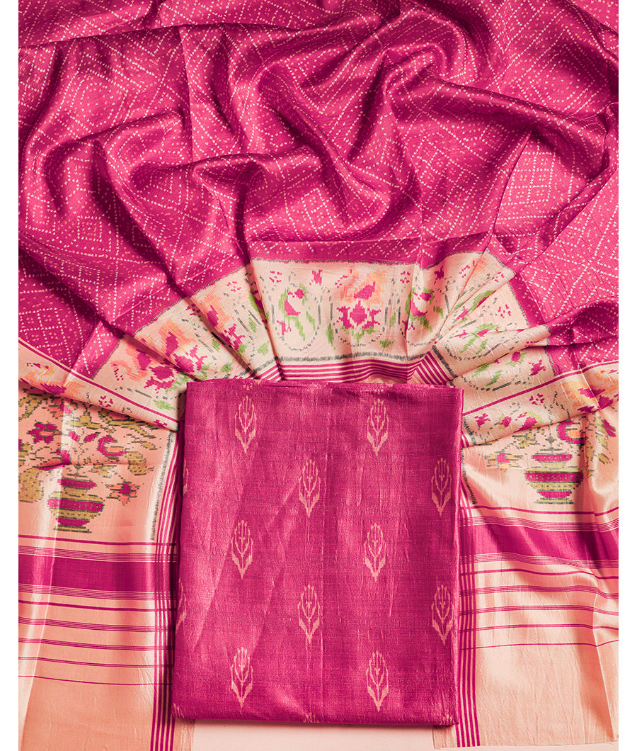 RAW SILK SUIT SET