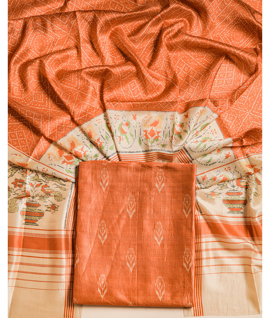RAW SILK SUIT SET