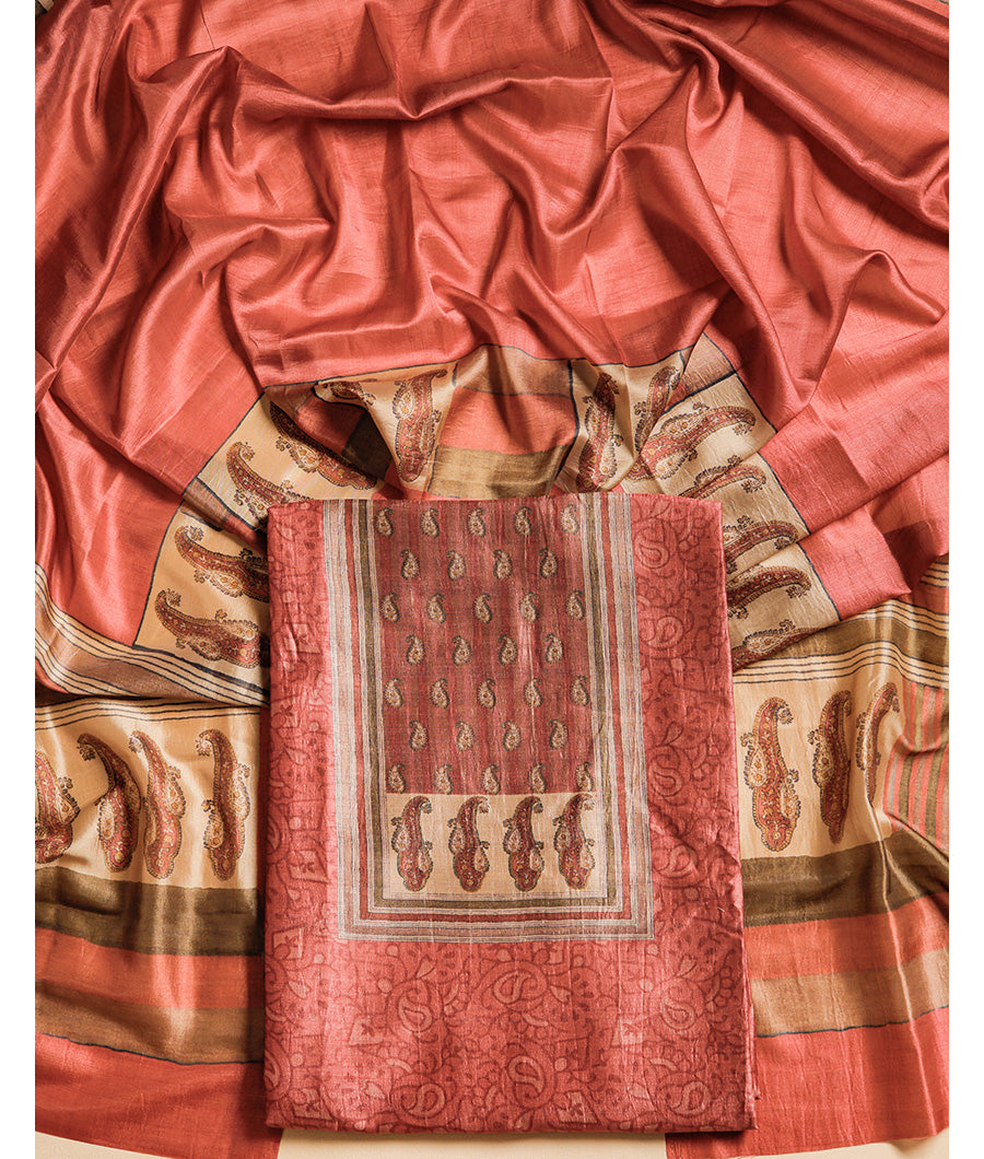 RAW SILK SUIT SET