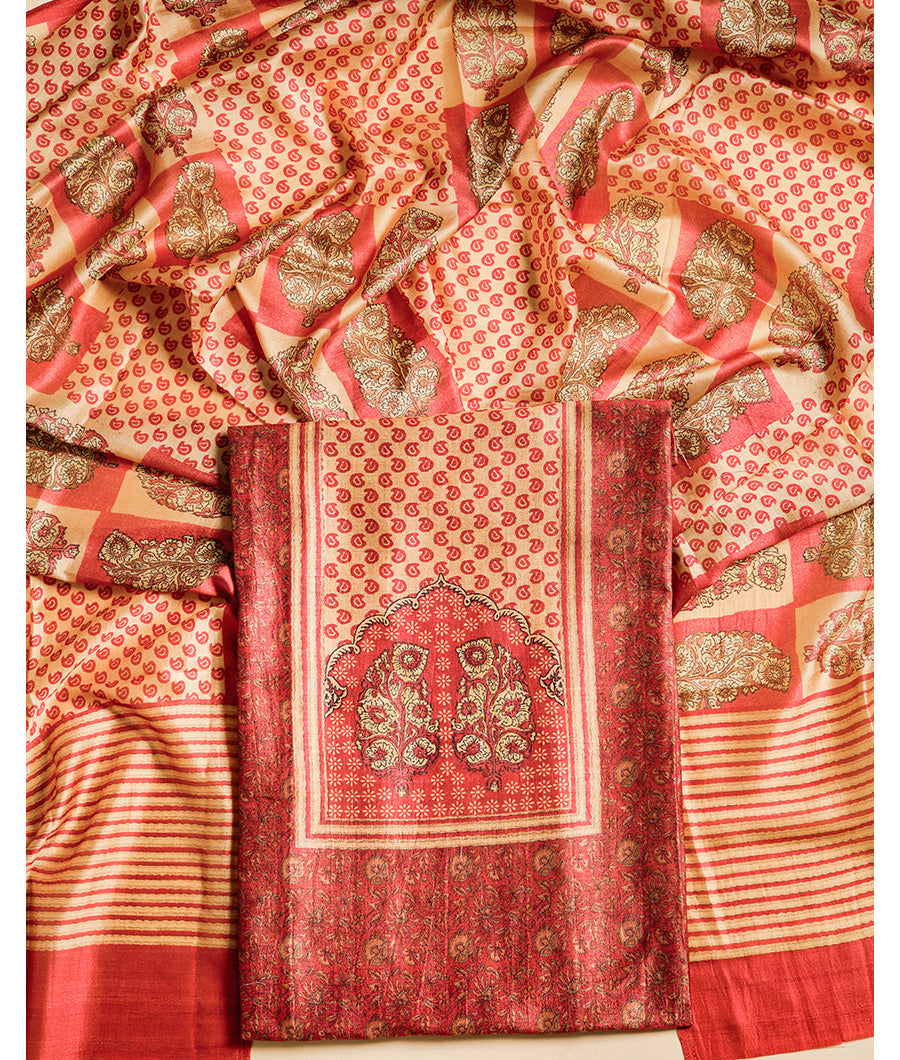 RAW SILK SUIT SET