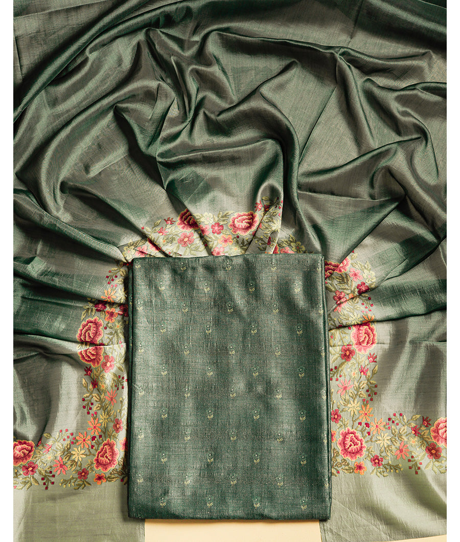 RAW SILK SUIT SET