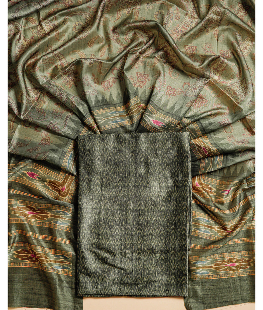 RAW SILK SUIT SET