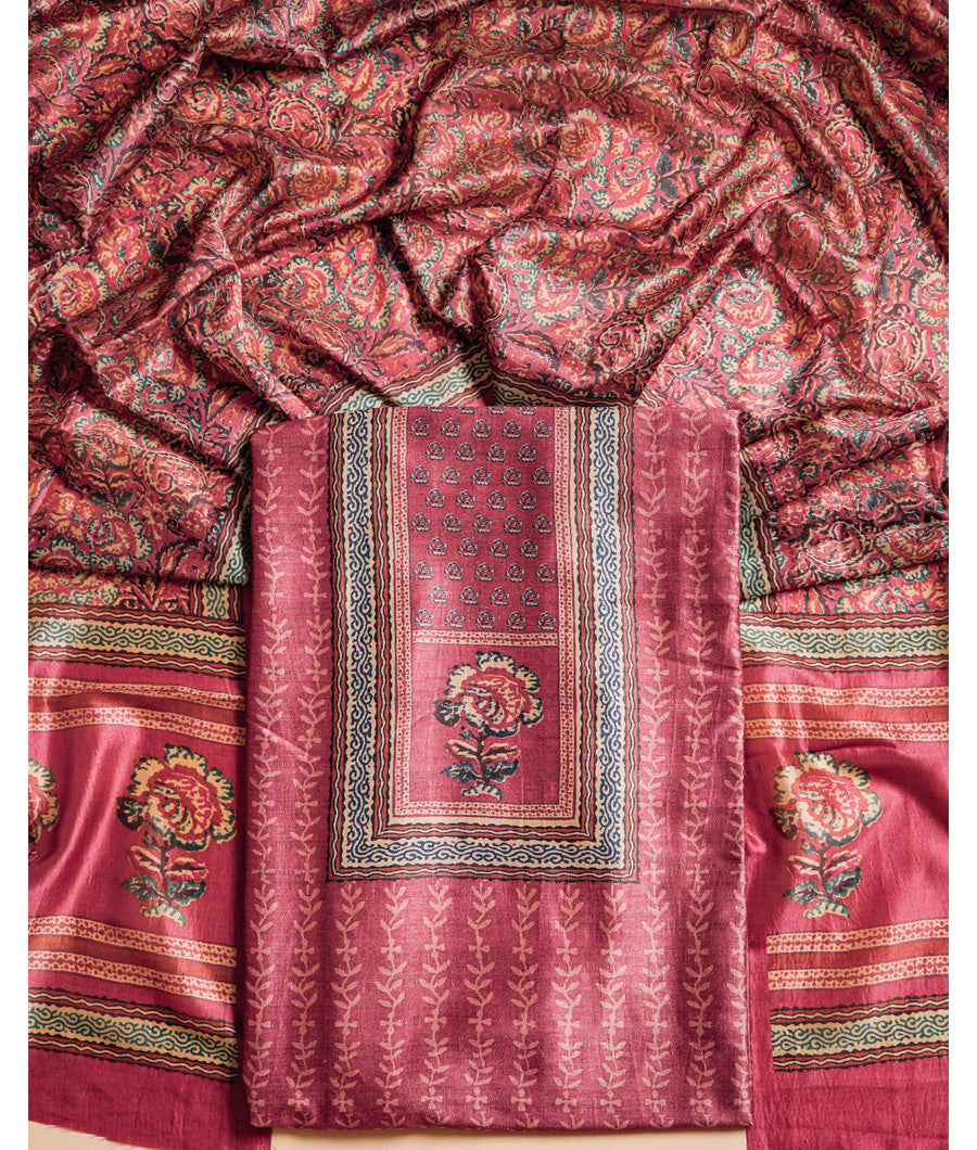 RAW SILK SUIT SET