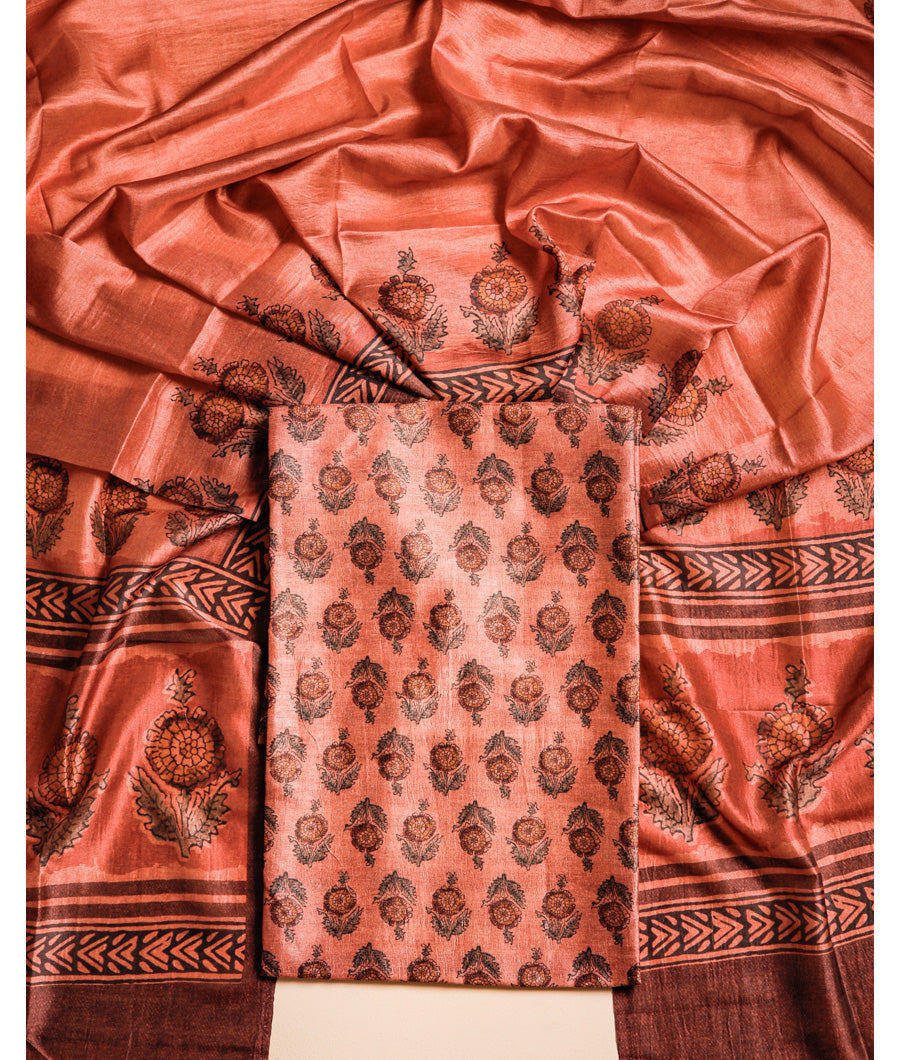 RAW SILK SUIT SET