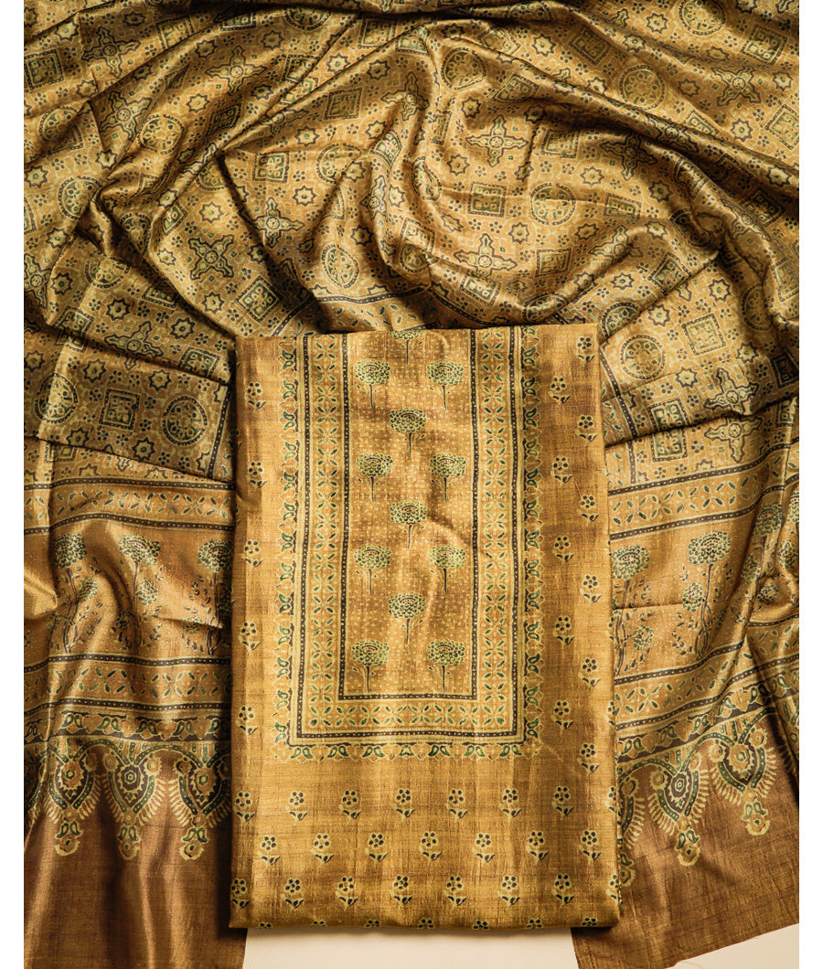 RAW SILK SUIT SET