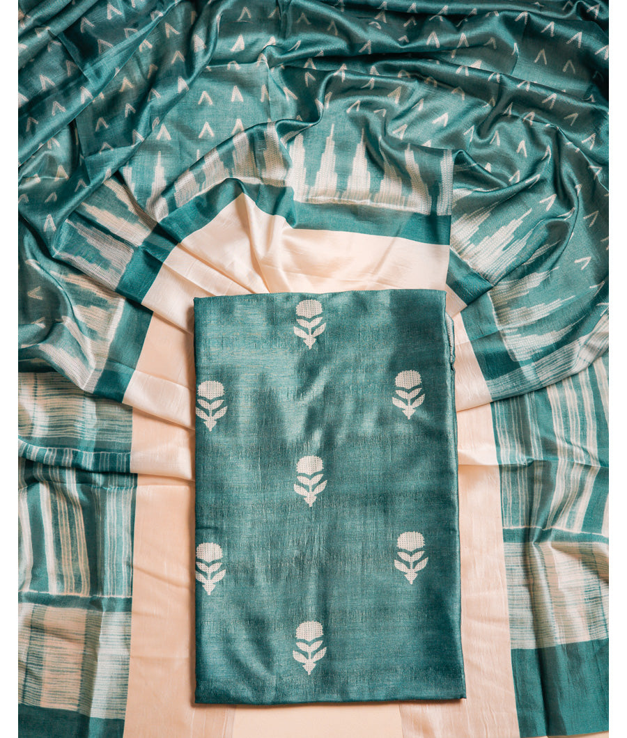 RAW SILK SUIT SET