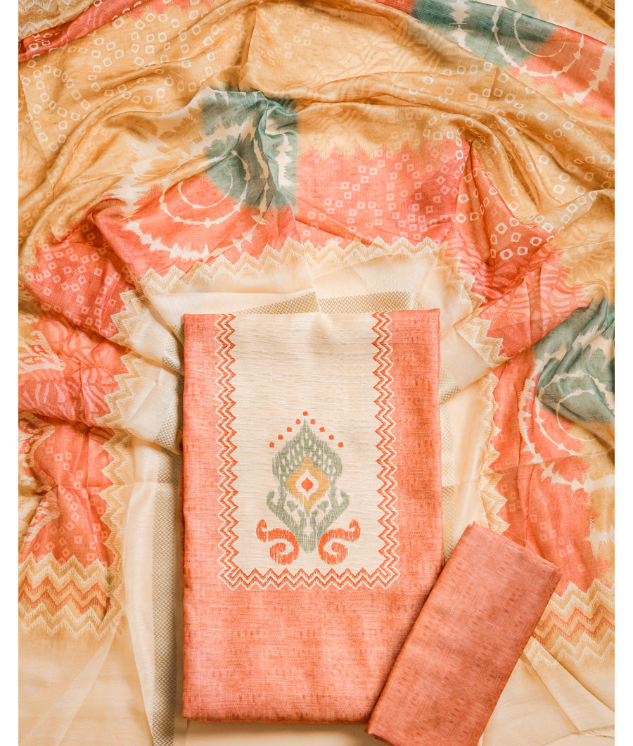 CHANDERI SUIT SET
