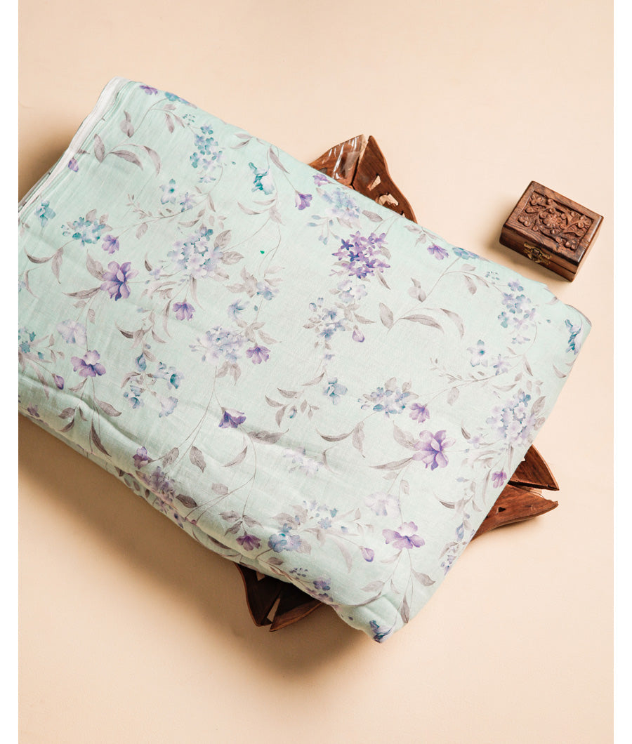 PURE LINEN PRINTED FABRIC